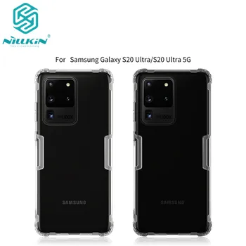Tpu case For Samsung Galaxy S20 Ultra NILLKIN Pobūdžio aišku, TPU Ultra Plonas Atveju Galaxy S20 Ultra 5G Minkštas Galinį dangtelį atveju
