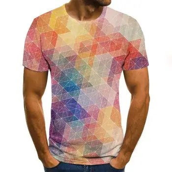 Vasaros 2020 3D Marškinėliai Vyrams Streetwear Atsitiktinis Spausdinti trumpomis Rankovėmis, Mados Komfortą Juokinga Marškinėlius Camisetas Hombre Plius Dydis