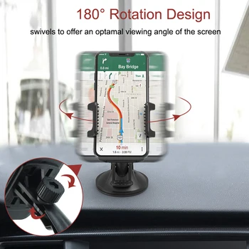 XMXCZKJ priekinio Stiklo, prietaisų Skydelio siurbtukas 360 Laipsnių Besisukantis išmanųjį Telefoną, GPS Universalus Automobilinis Laikiklis 